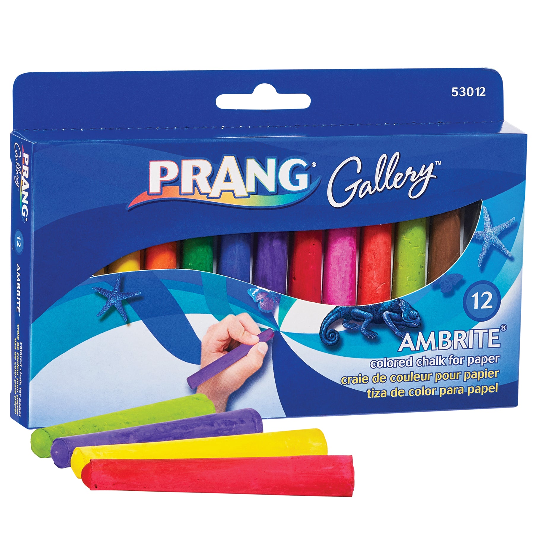 Ambrite™ Paper Chalk, 12 Per Pack, 6 Packs