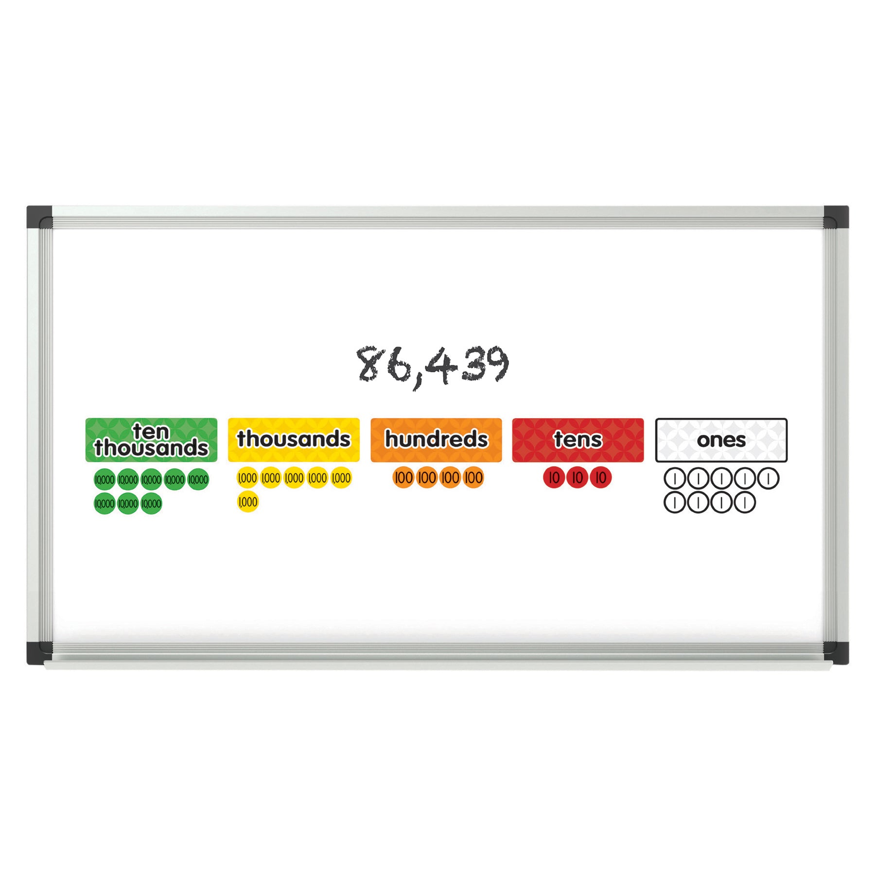 Magnetic Place Value Disks & Headings: Grades 3-6