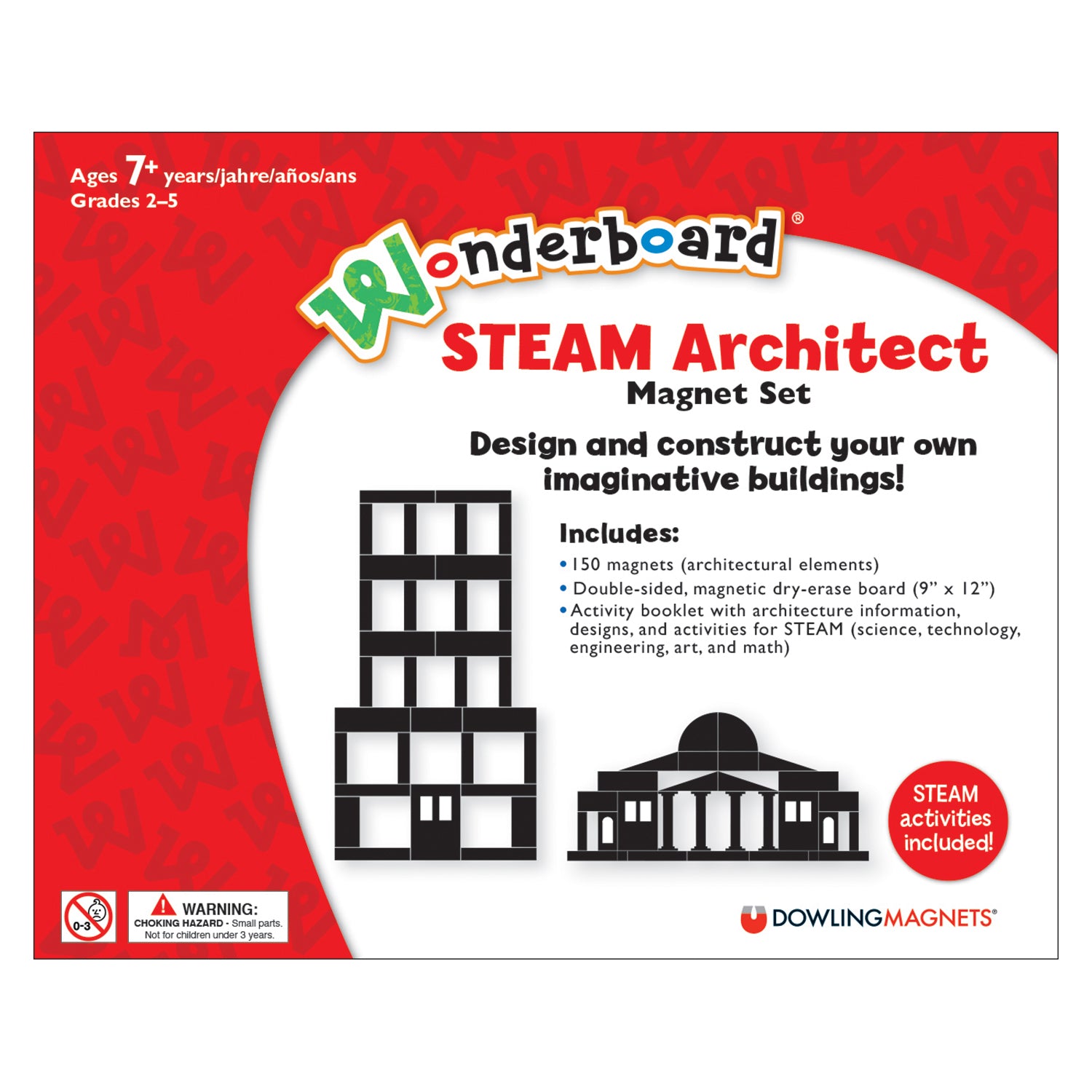 Wonderboard STEAM Architect Magnet Set