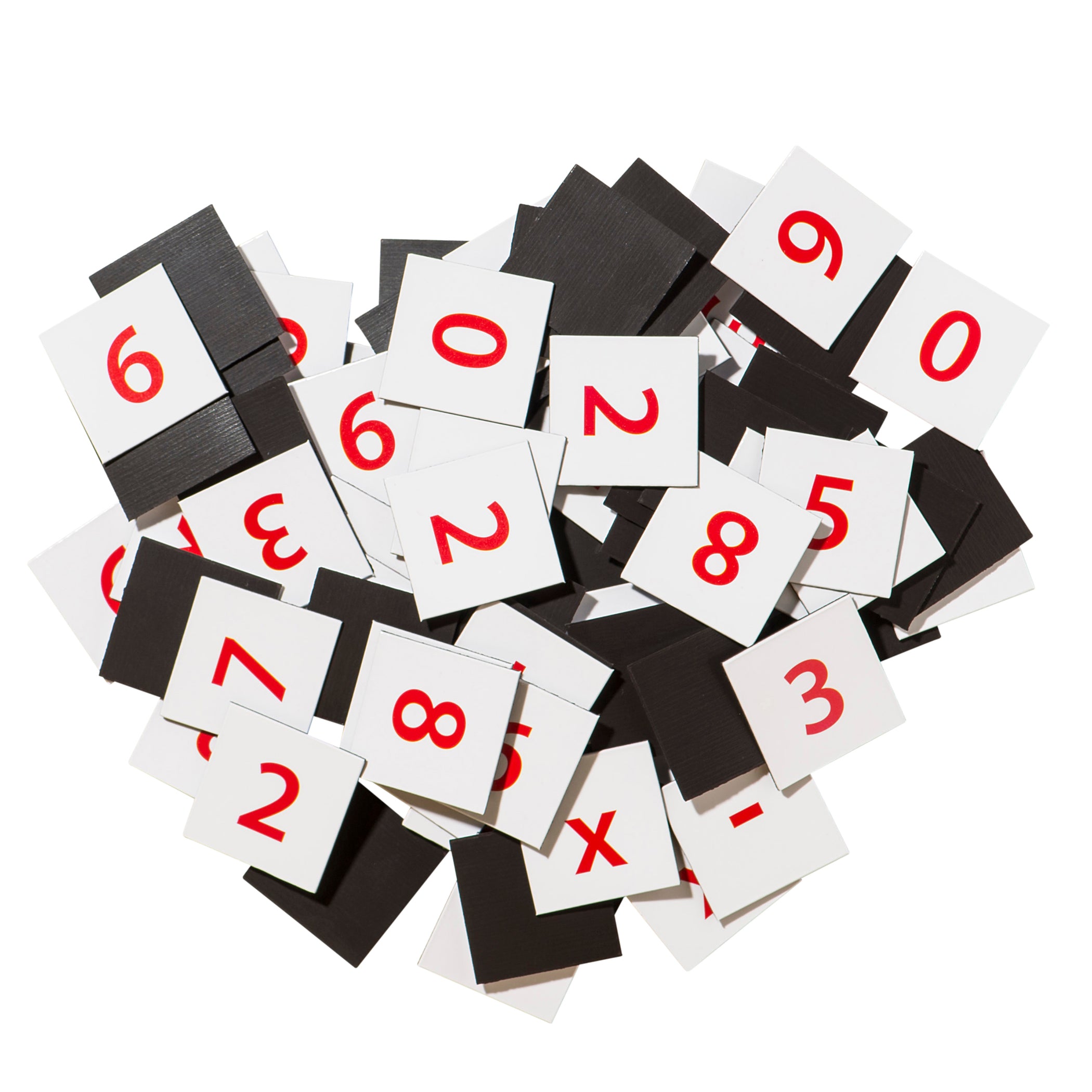 Magnet Numerals Set, 100 Per Set, 3 Sets