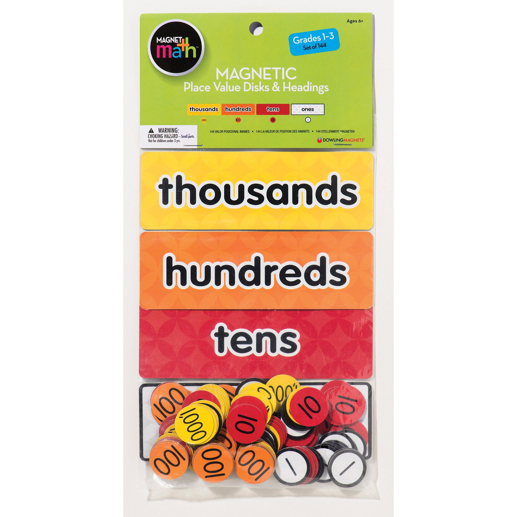 Magnetic Place Value Disks & Headings Bundle