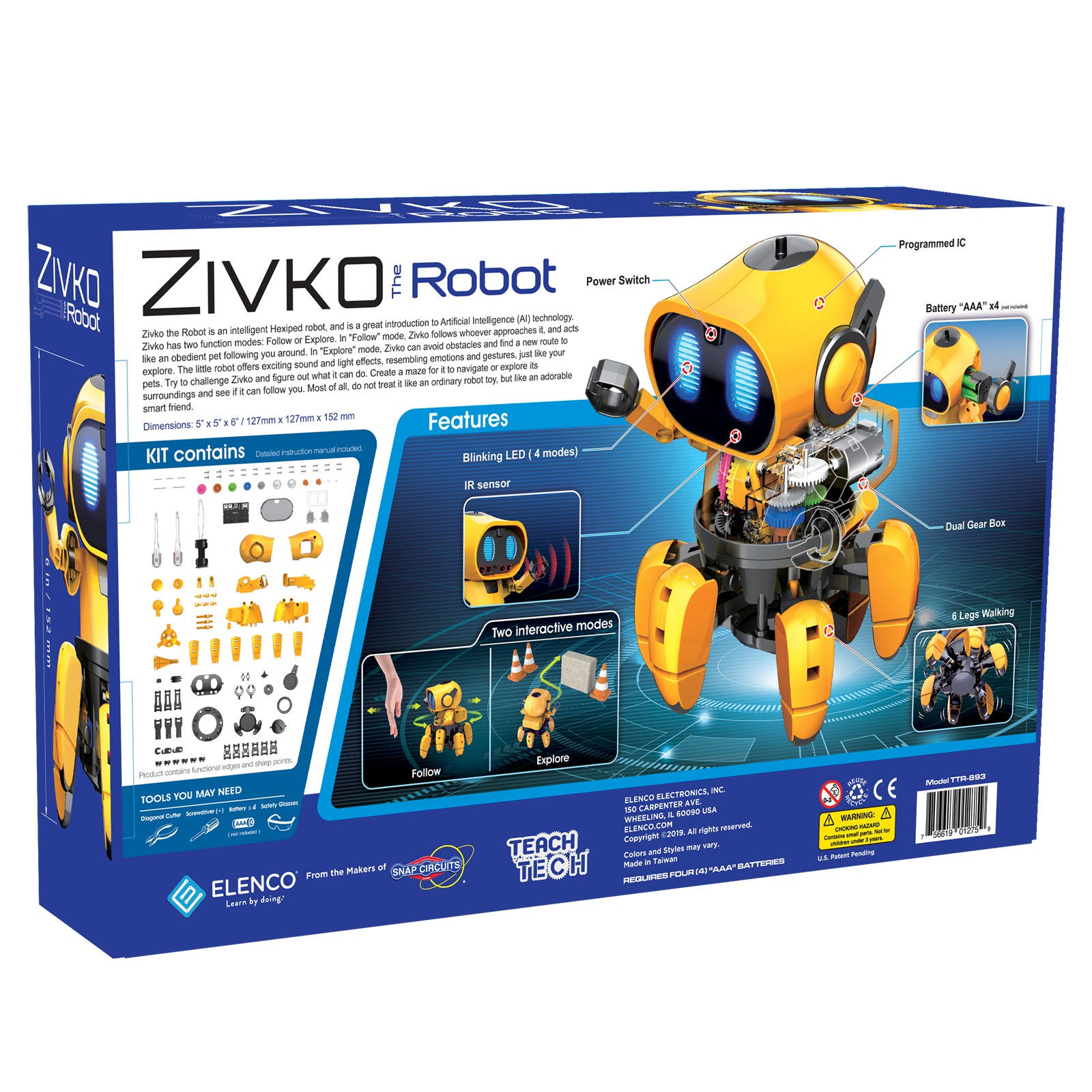 TEACH TECH™ Zivko the Robot Kit - A1 School Supplies