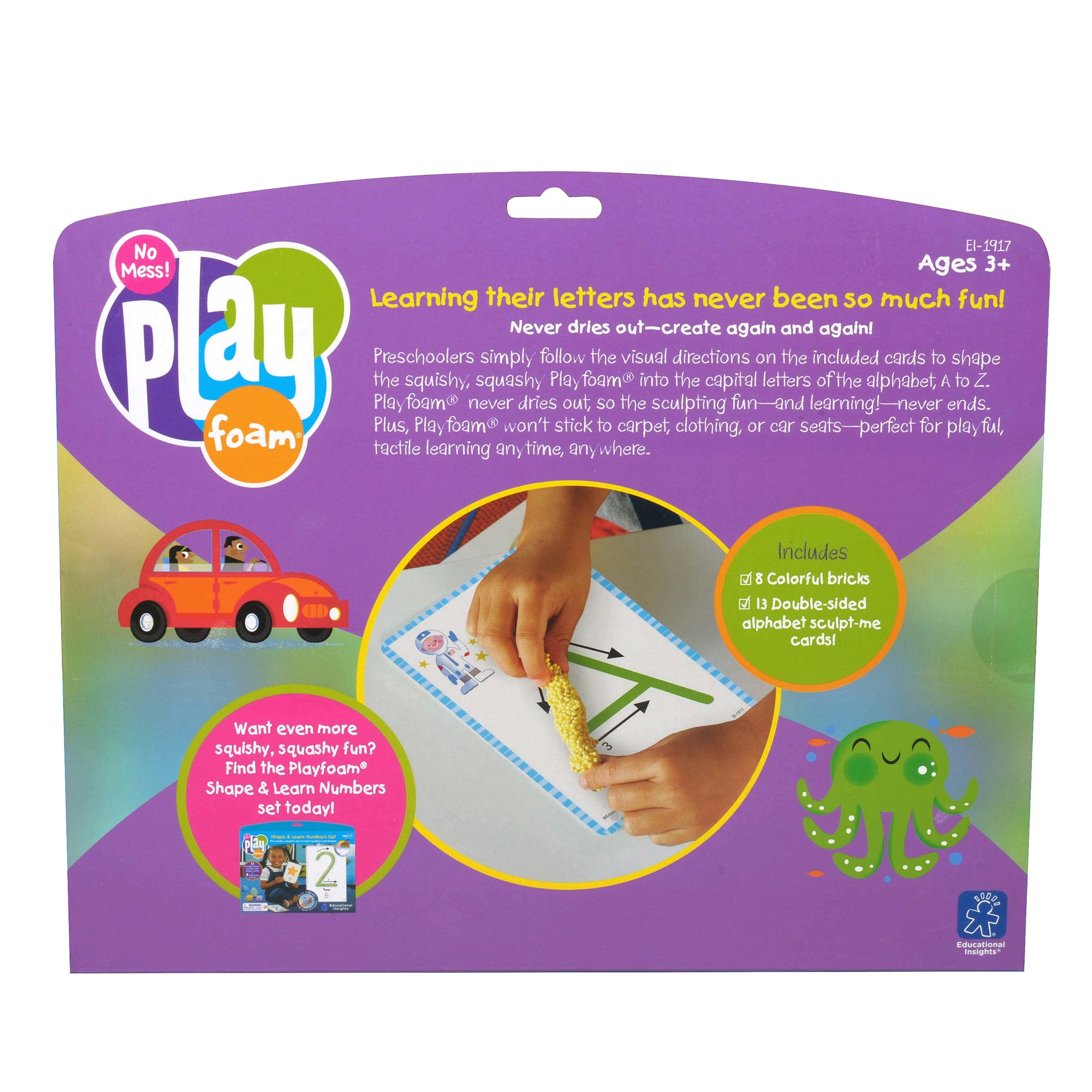 Playfoam® Shape & Learn Alphabet Set, 2 Sets