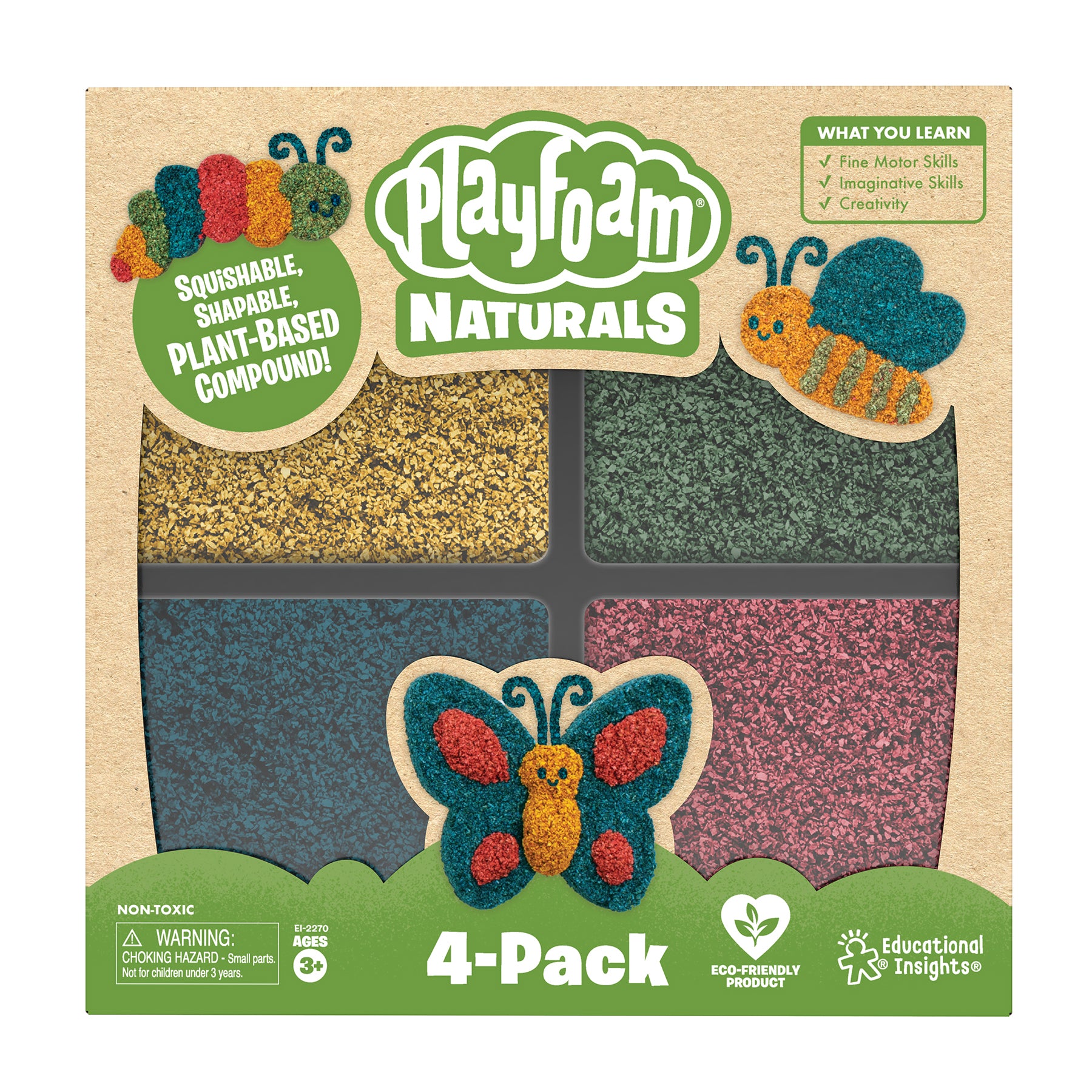 Playfoam® Naturals 4-Pack - A1 School Supplies