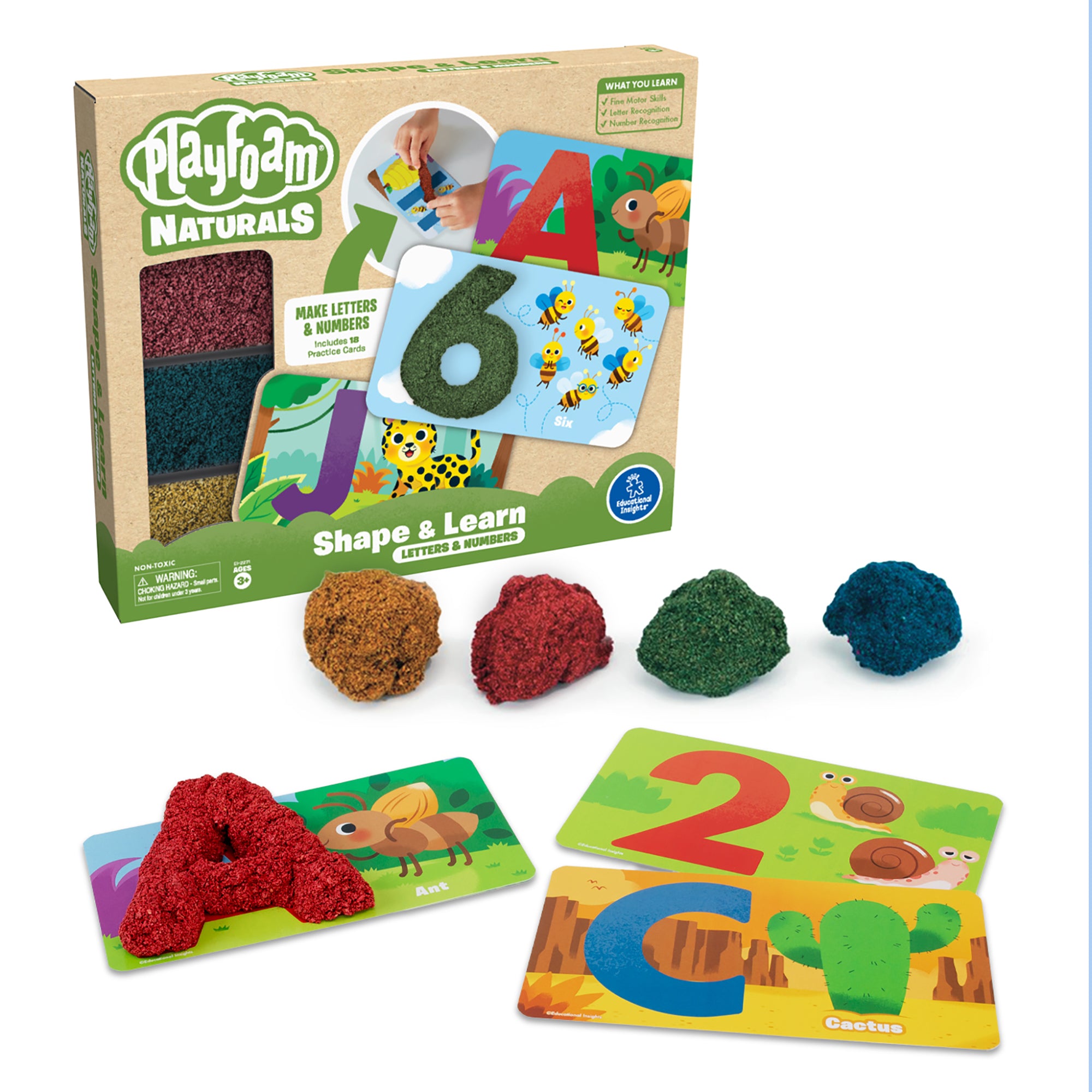 Playfoam® Naturals Shape & Learn Letters & Numbers