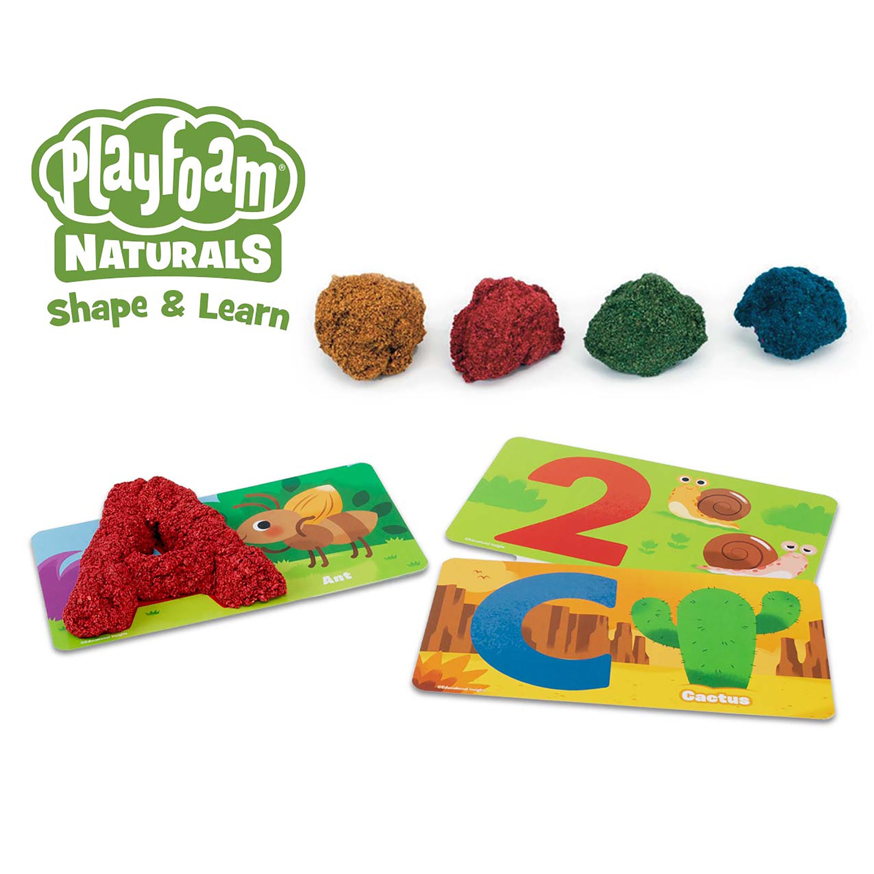 Playfoam® Naturals Shape & Learn Letters & Numbers - A1 School Supplies