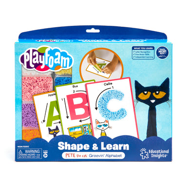 Playfoam Shape & Learn Pete the Cat Groovin' Alphabet - A1 School Supplies