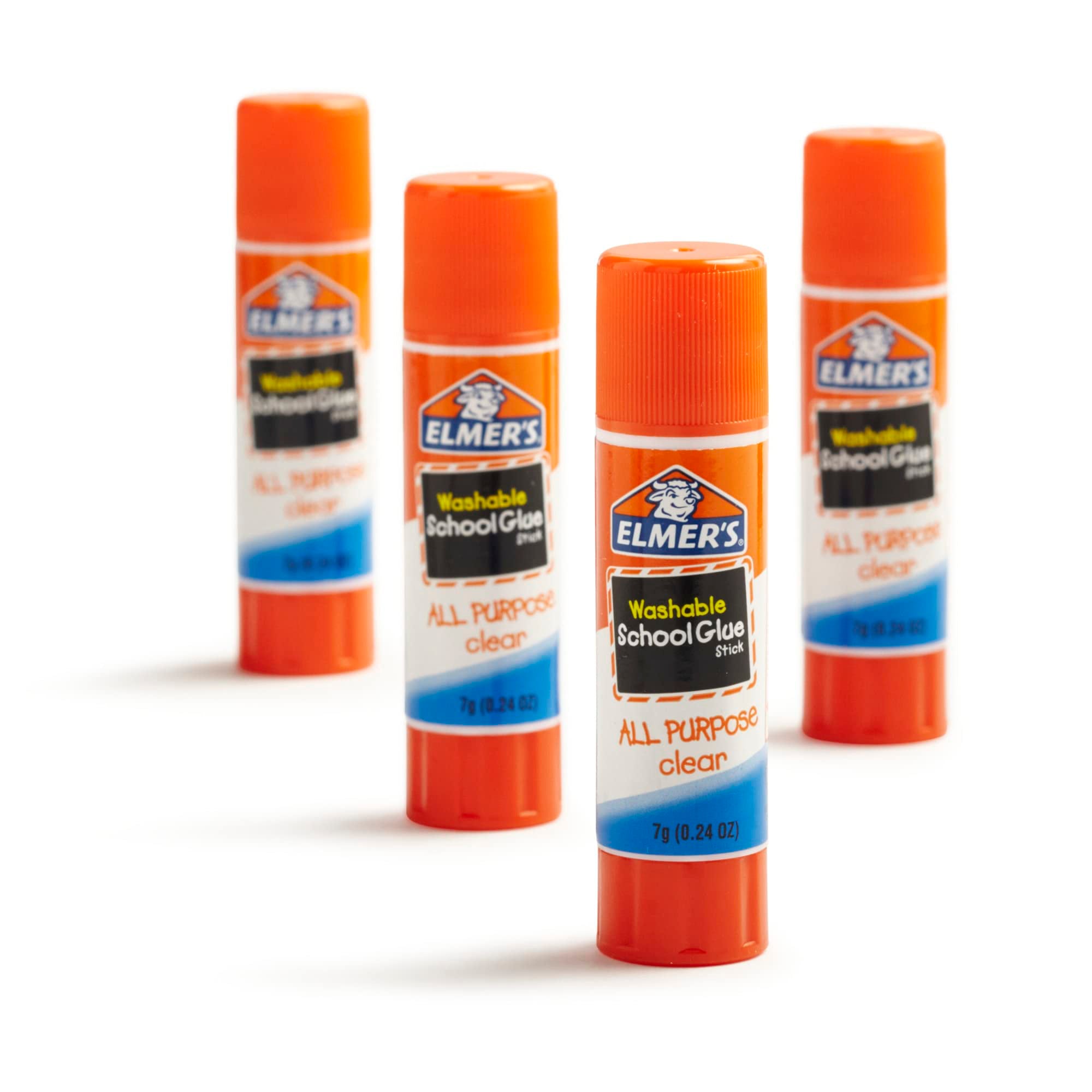 Washable School Glue Sticks, All Purpose, 4 Per Pack, 6 Packs