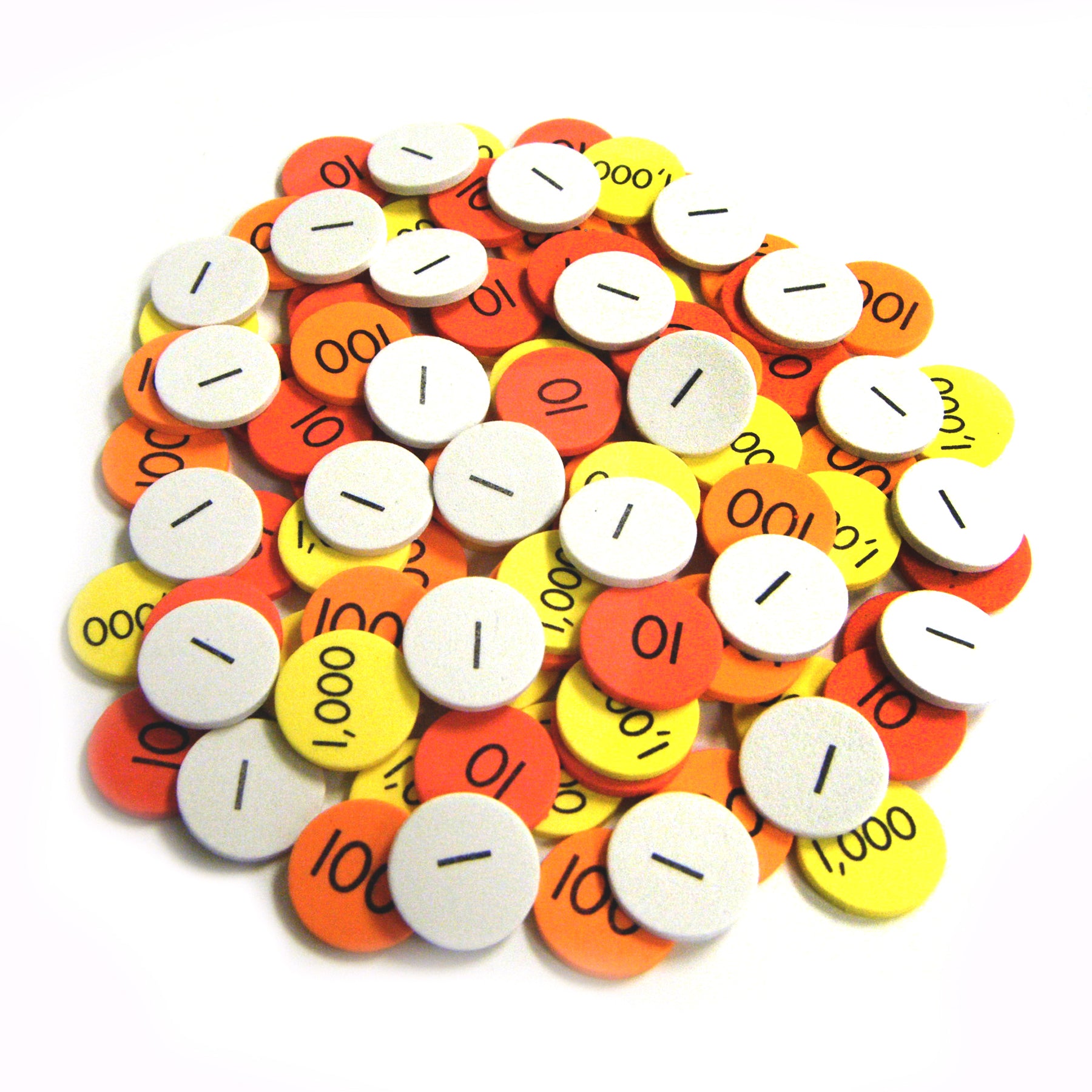 Class Set Place Value Discs, 1500 Discs