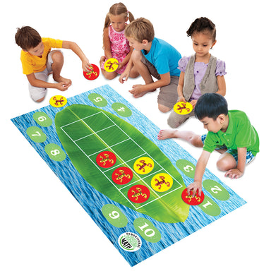 Froggy Ten-Frame Floor Mat - A1 School Supplies