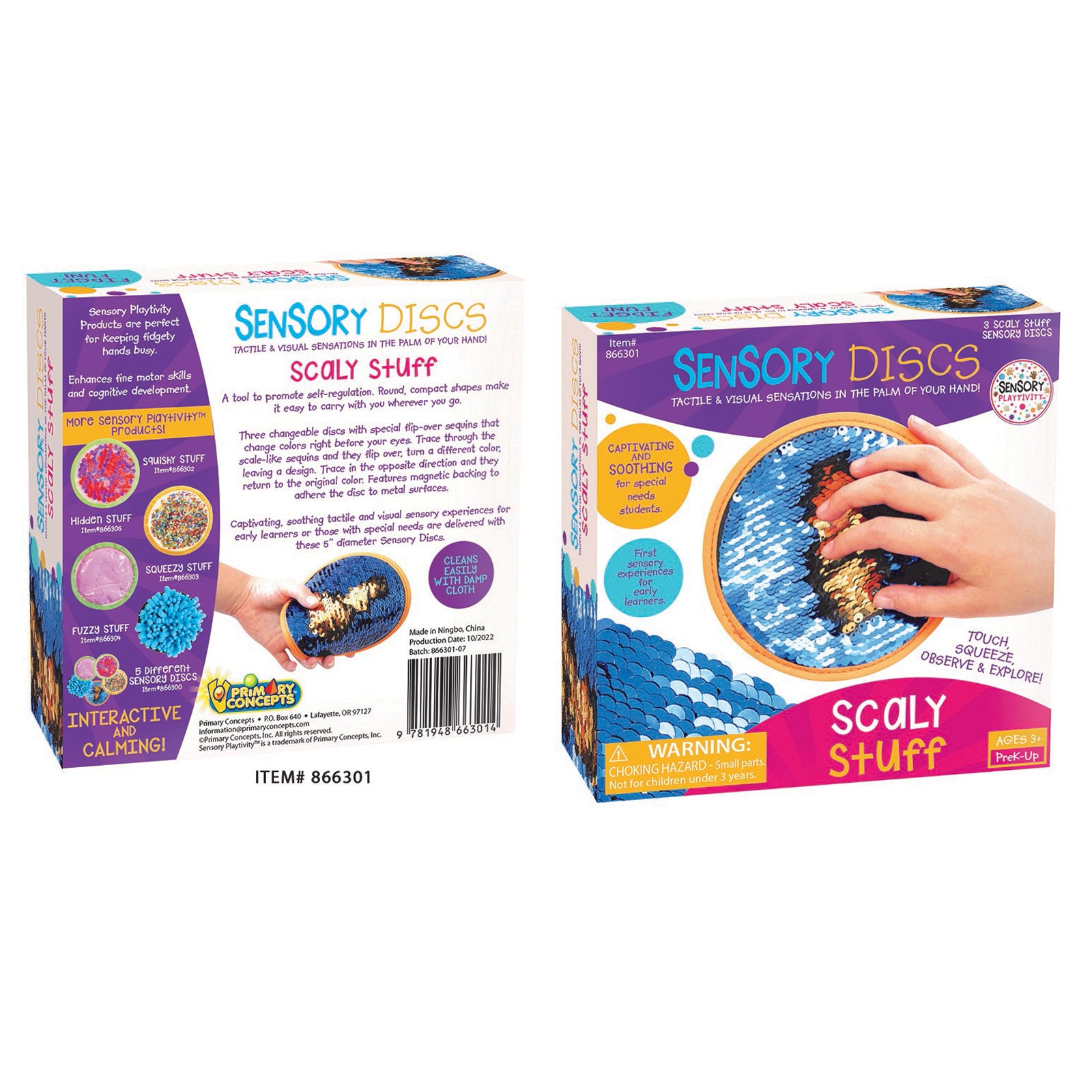 Scaly Stuff Sensory Discs 3-Pack