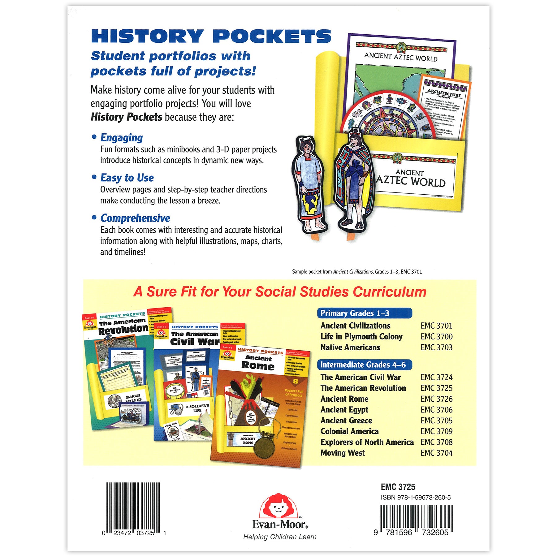 History Pockets: The American Revolution Book, Grades 4-6+