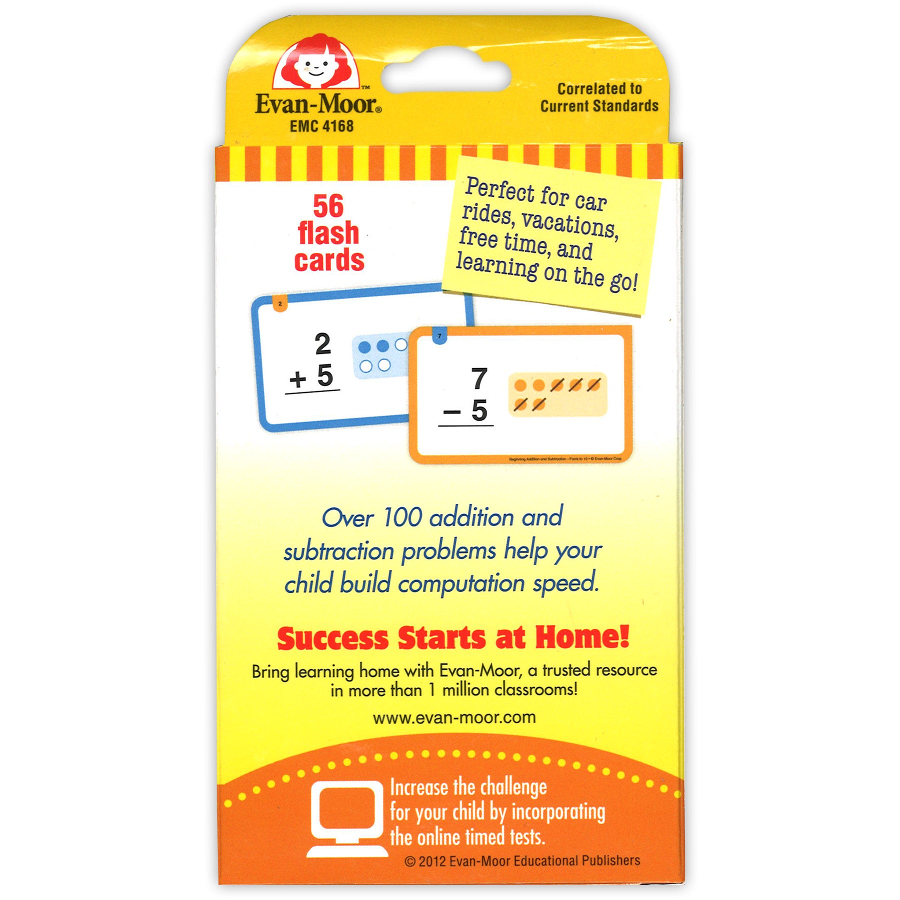 Learning Line: Addition and Subtraction Facts to 10, Grade 1+ (Age 5+) - 56 Flashcards Per Pack, 6 Packs