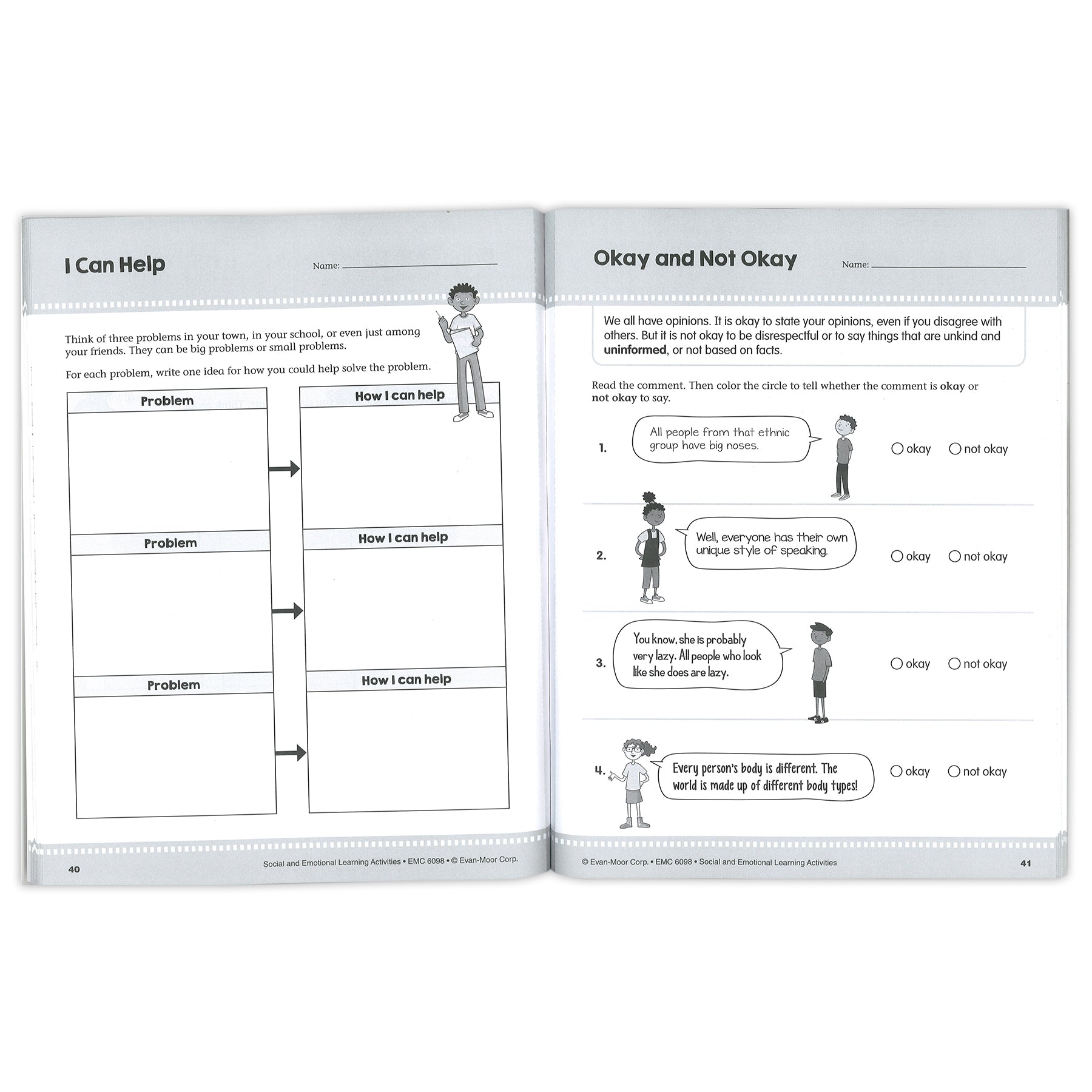 Social and Emotional Learning Activities, Grades 5-6