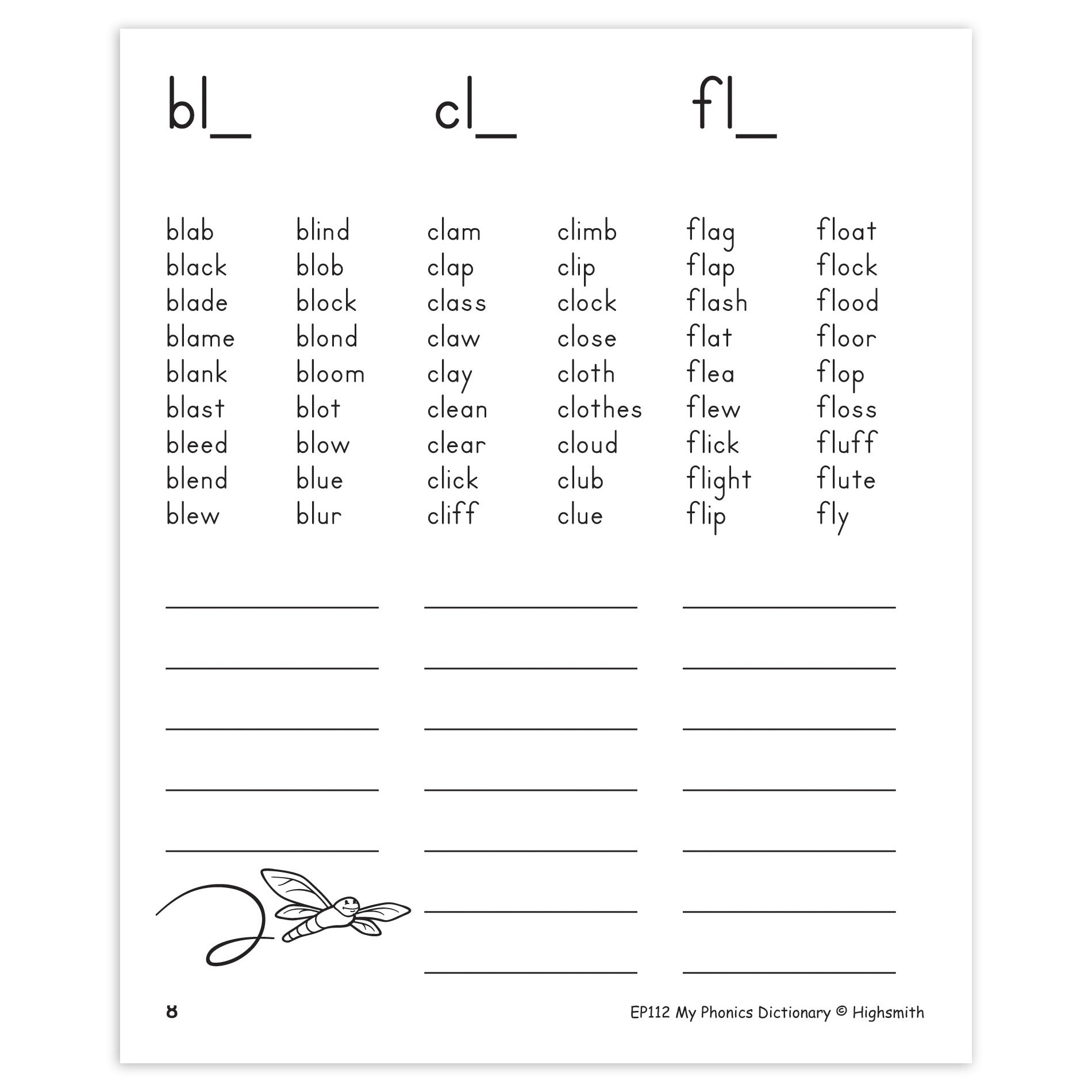 My Phonics Dictionary Book, Pack of 6