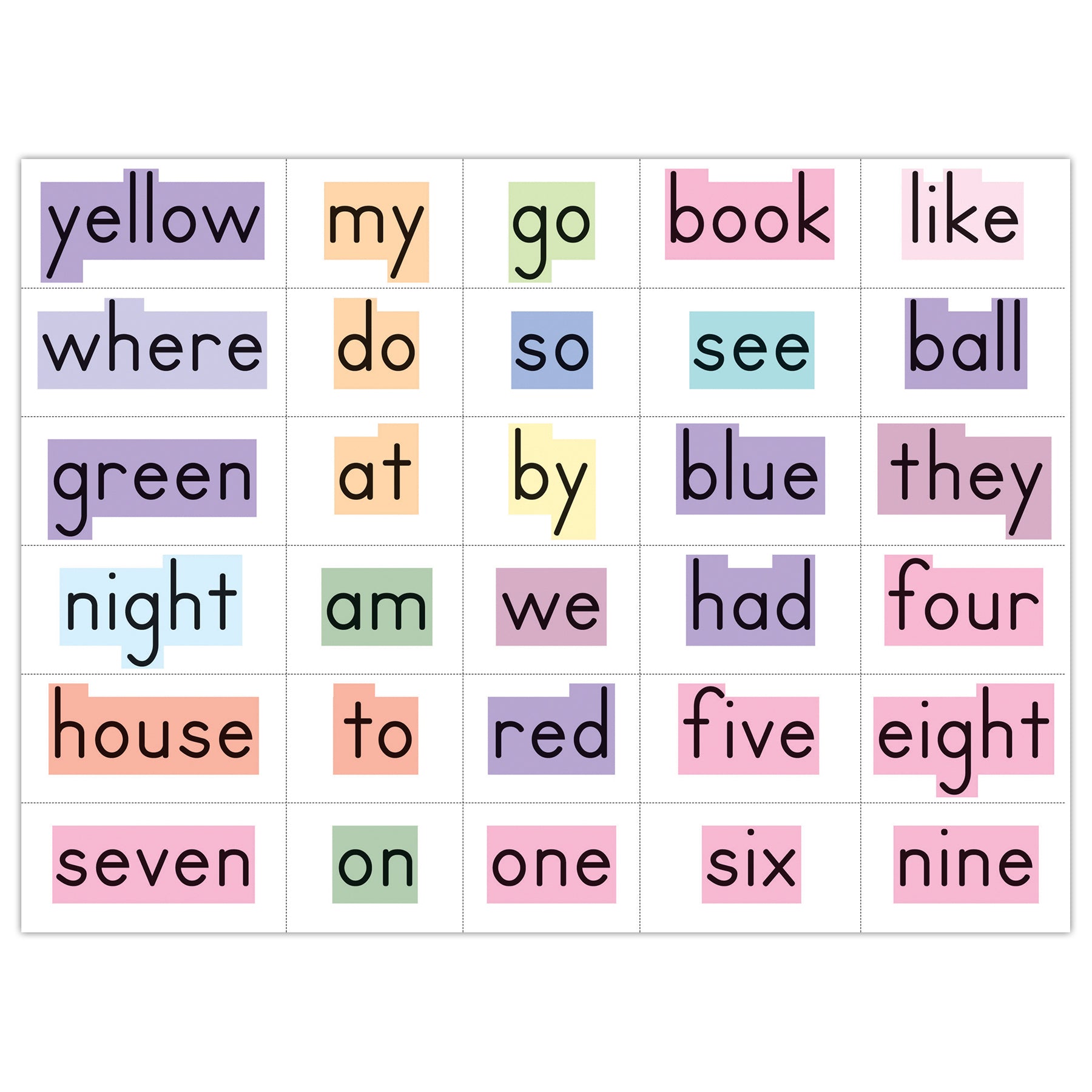 Sight Words in a Flash™ Word Walls, Grades K-1