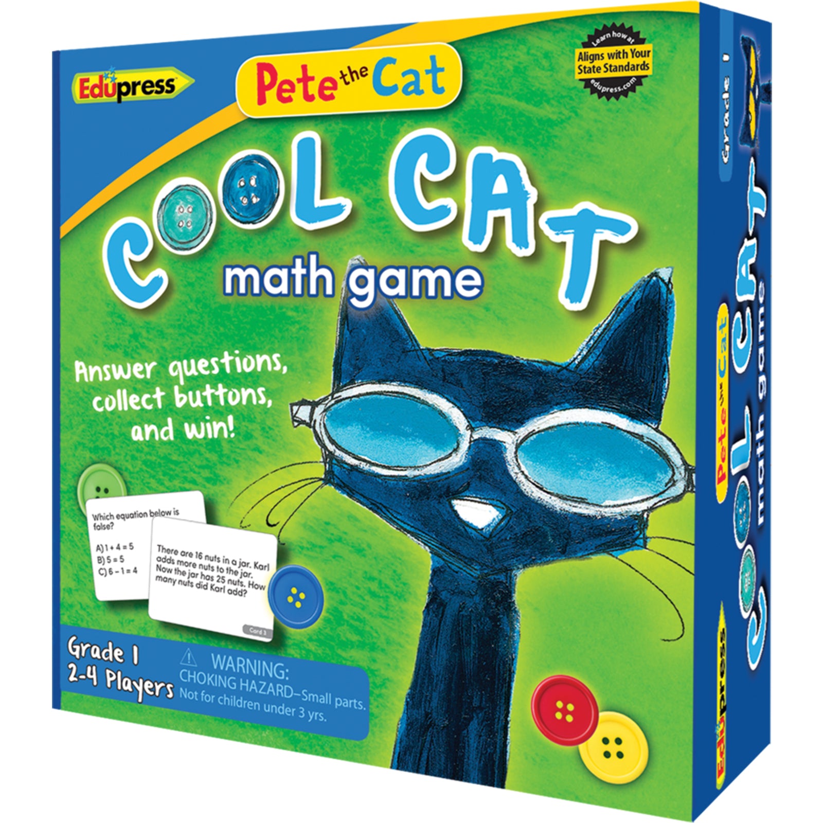 Pete the Cat® Cool Cat Math Game 1 - A1 School Supplies