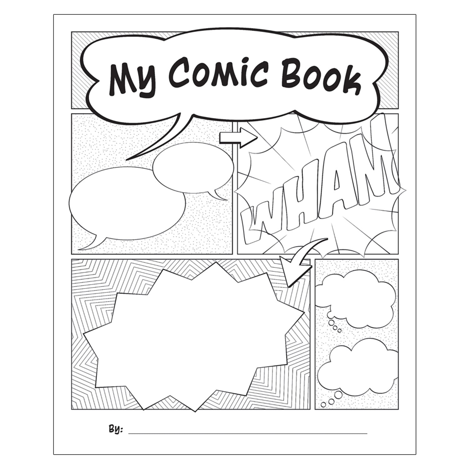 My Own Books™: My Comic Book, 10-Pack - A1 School Supplies