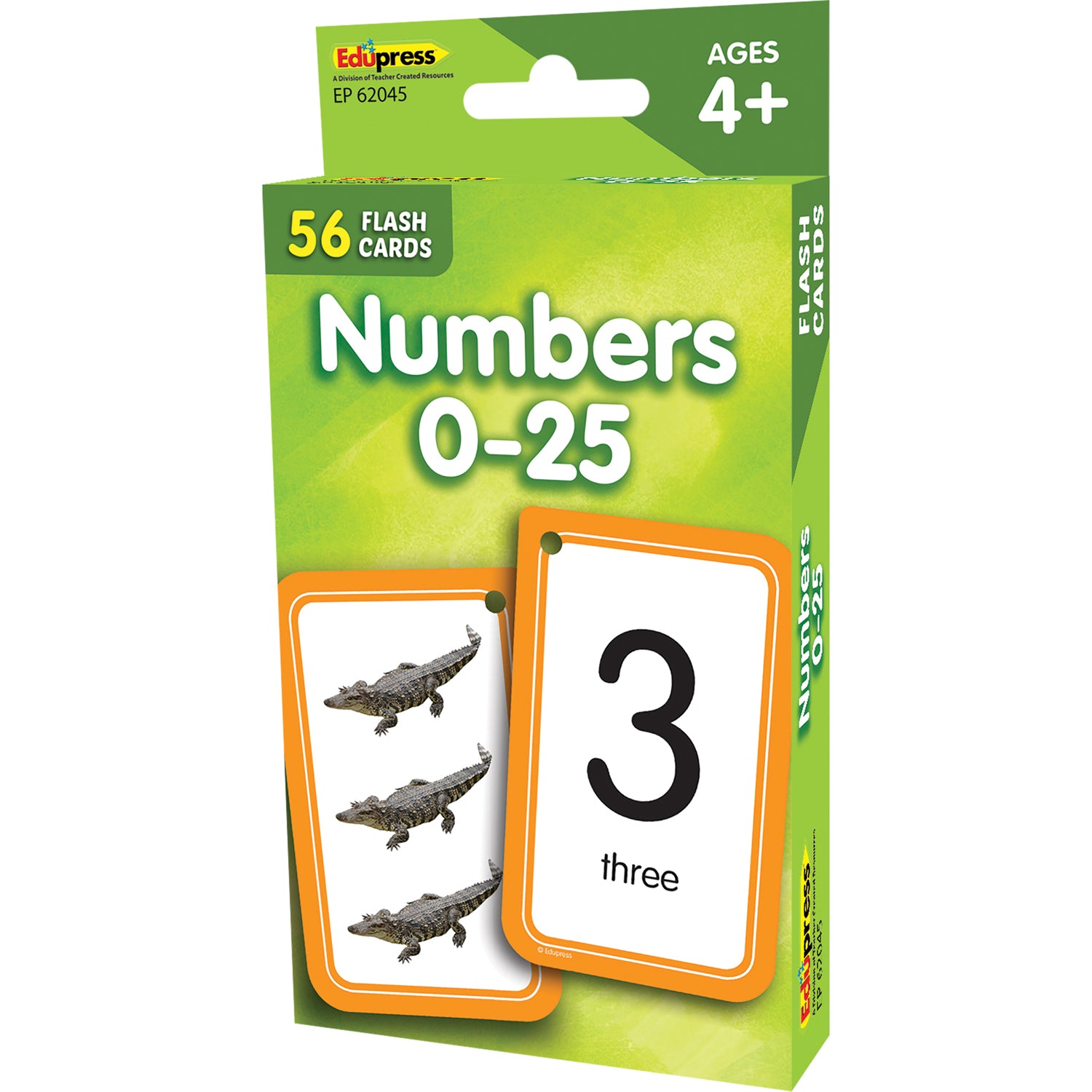 Numbers 0-25 Flash Cards, 6 Packs