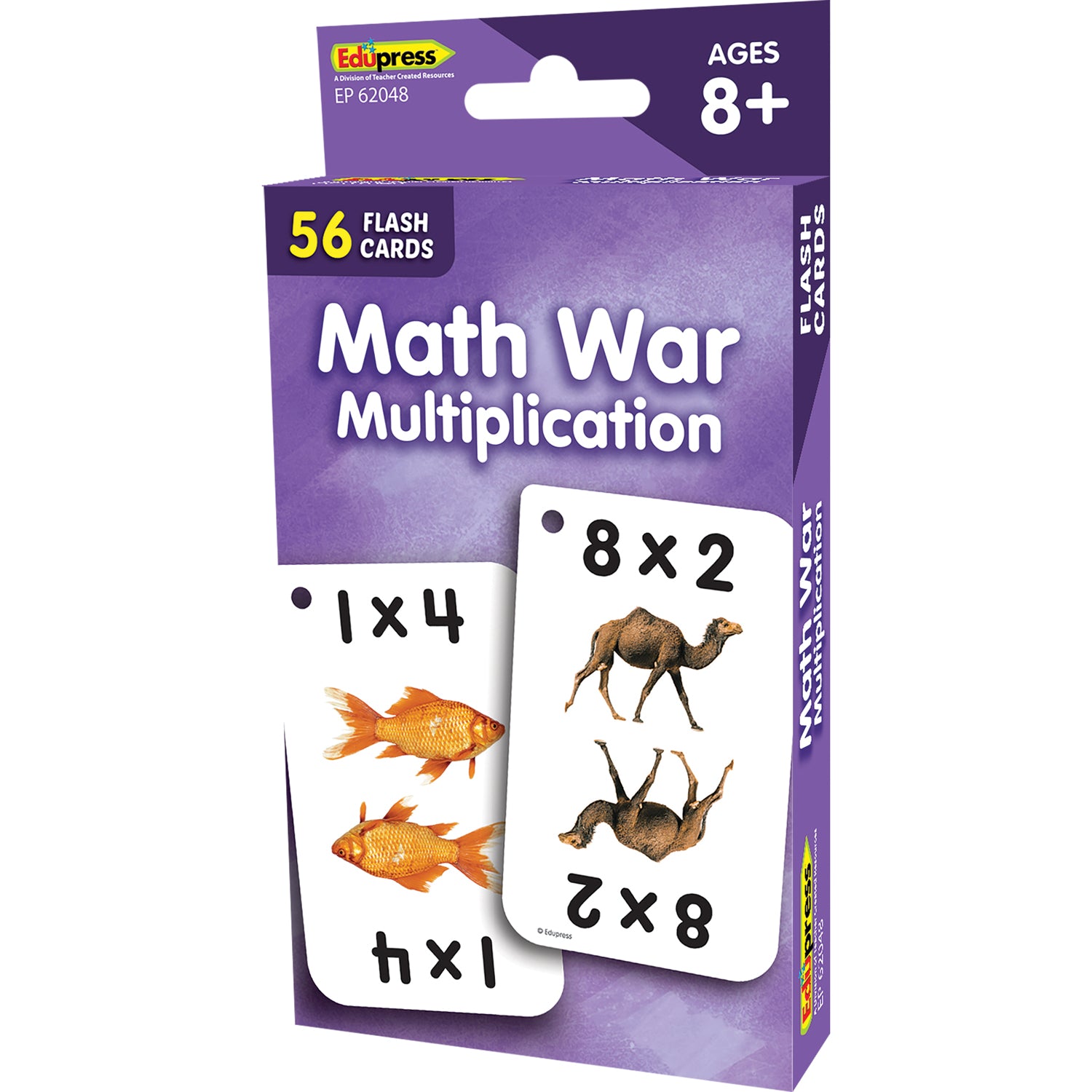 Math War (Multiplication) Flash Cards, 6 Packs