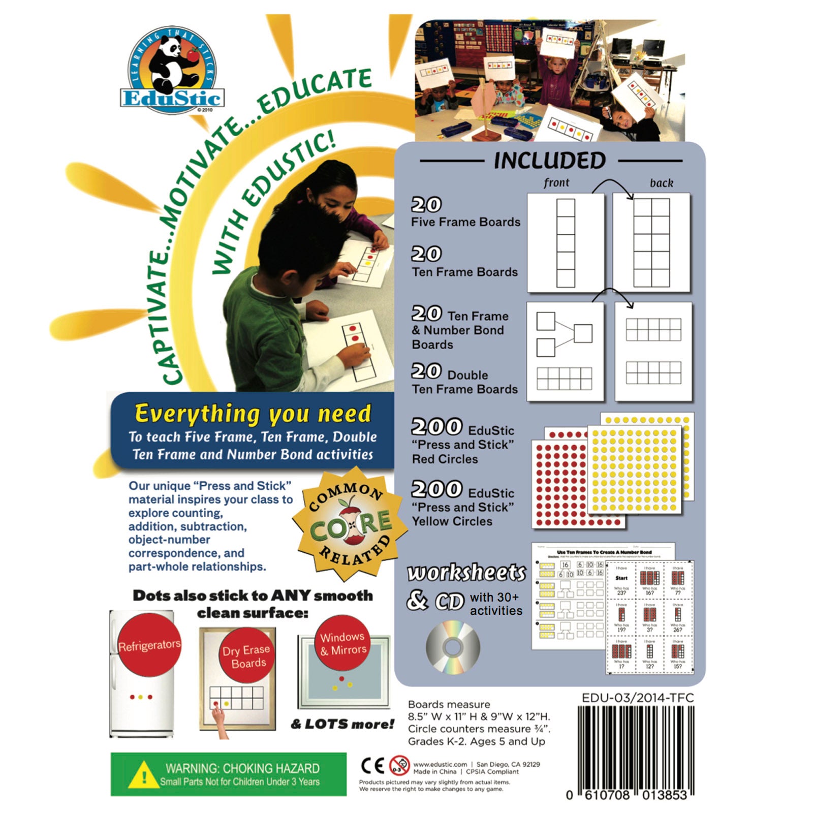 Ten Frame Classroom Kit - A1 School Supplies