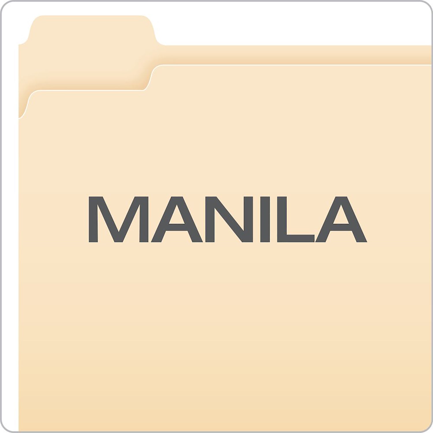 Essentials™ Manila File Folders, Letter Size, 1/5 Cut, 100 Per Box