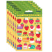 Strawberry Scented Stickers, 80 Per Pack, 6 Packs - A1 School Supplies