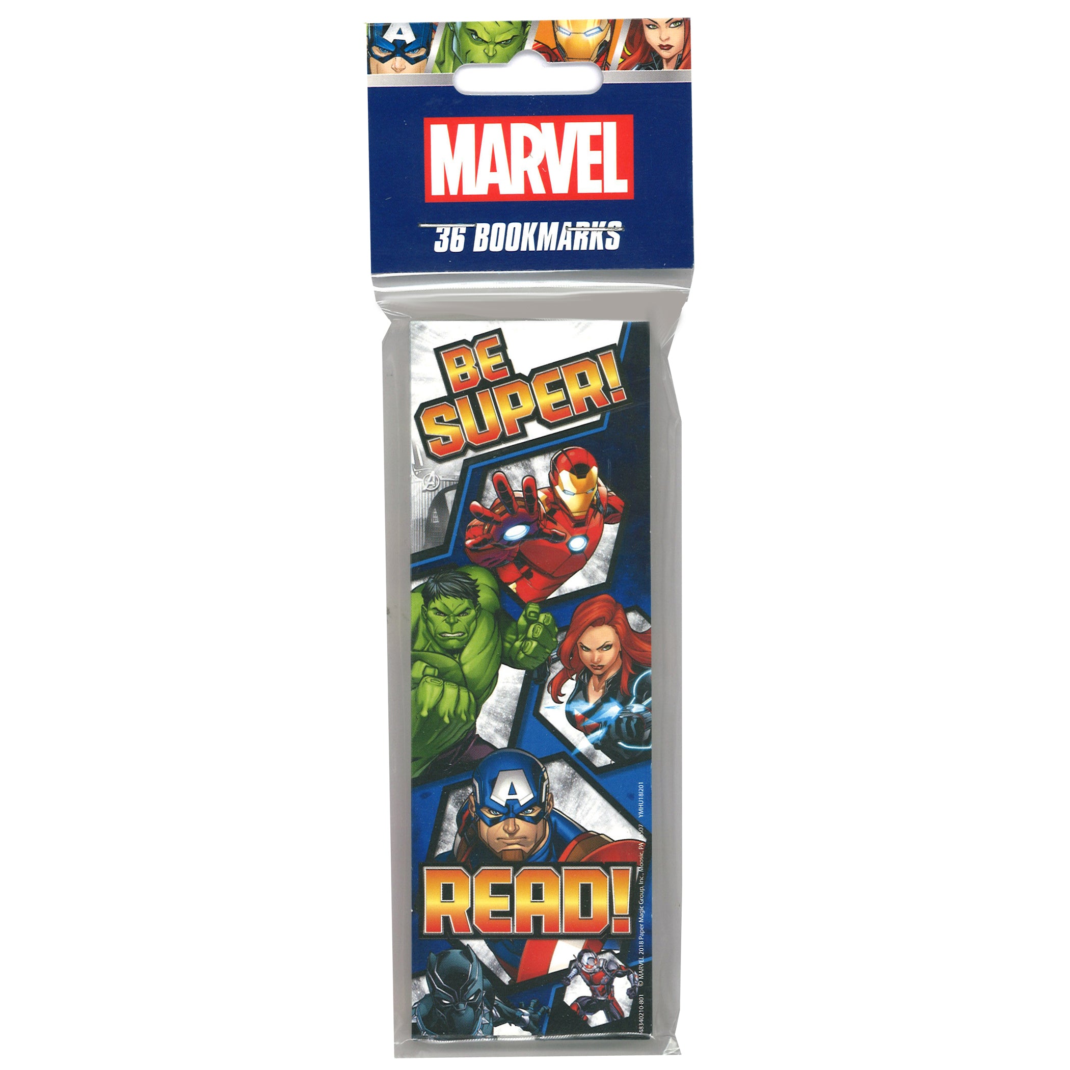 Marvel™ Bookmarks, 36 Per Pack, 6 Packs