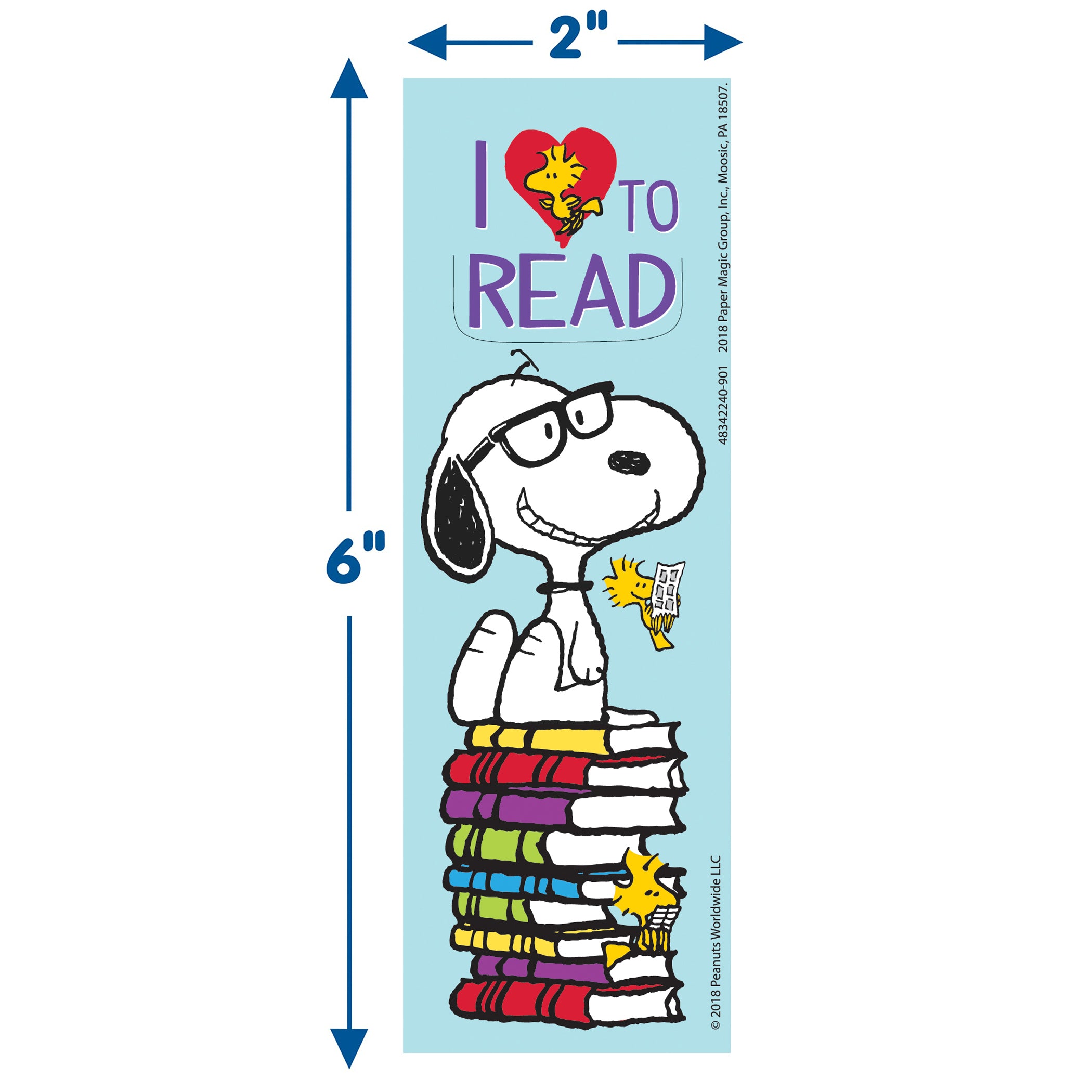 Peanuts® Reading Bookmark, 36 Per Pack, 6 Packs