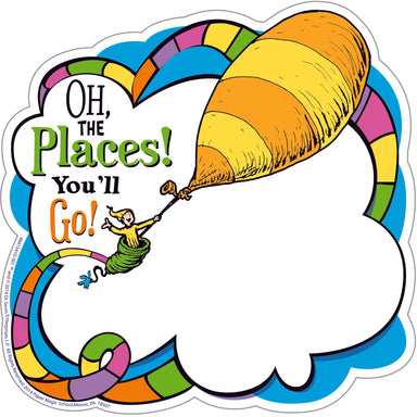 Dr. Seuss™ Oh The Places Paper Cut Outs, 36 Per Pack, 3 Packs - A1 School Supplies