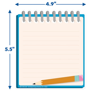 Notebook Paper Cut-Outs, 36 Per Pack, 3 Packs - A1 School Supplies