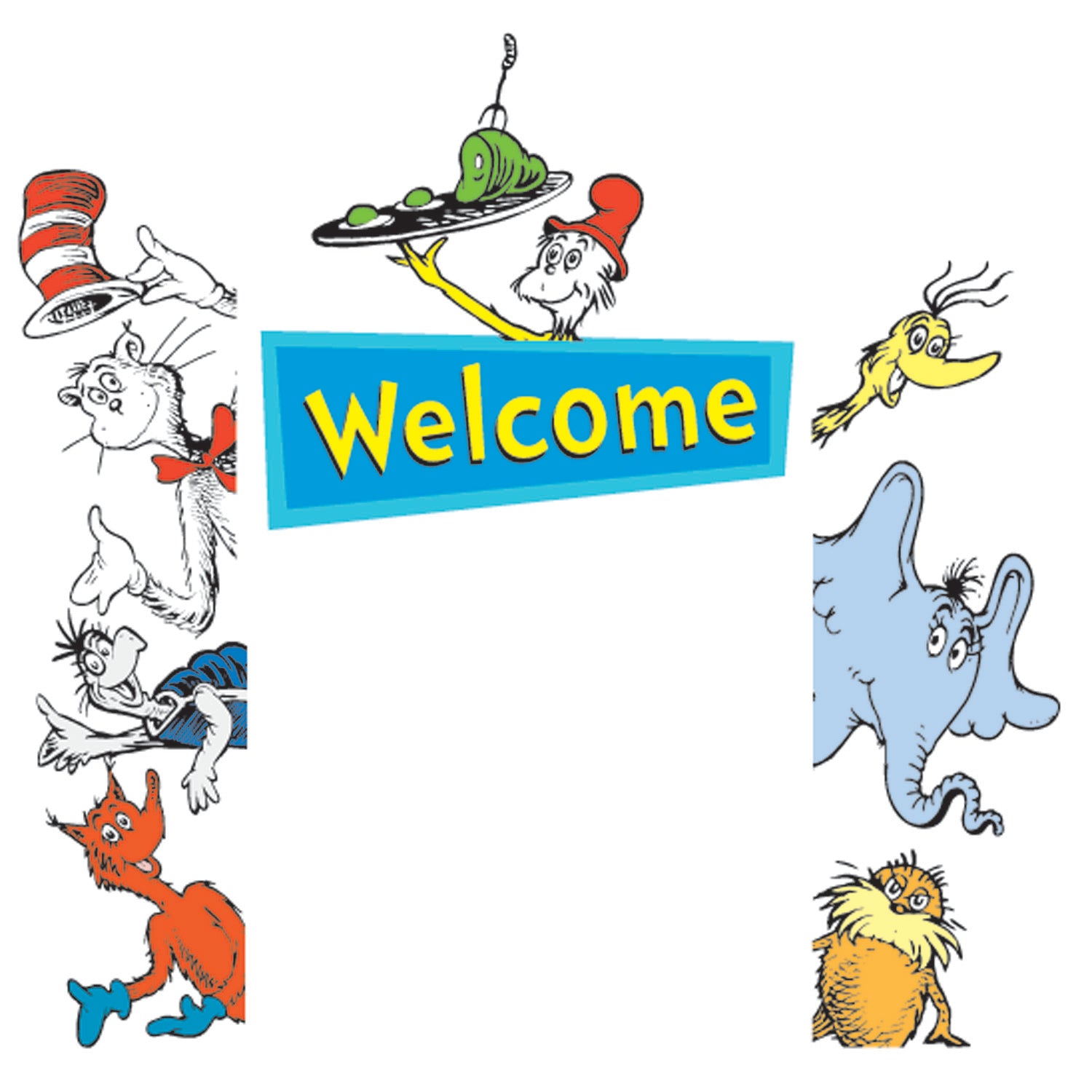 Dr. Seuss™ Welcome Go-Arounds®, 8 Pieces Per Set, 3 Sets - A1 School Supplies