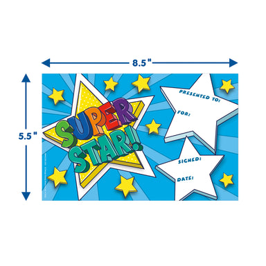 Super Star Recognition Award, 36 Per Pack, 6 Packs - A1 School Supplies