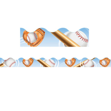 Baseball Deco Trim®, 37 Feet Per Pack, 6 Packs - A1 School Supplies