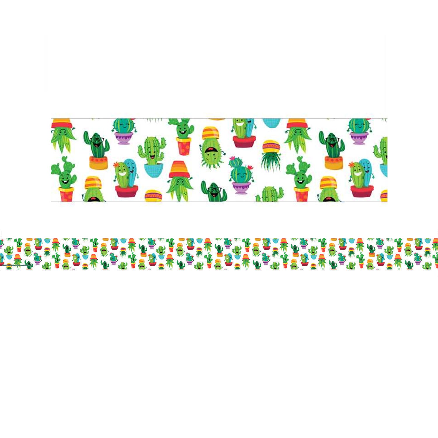 A Sharp Bunch Tossed Pattern Deco Trim®, 37 Feet Per Pack, 6 Packs - A1 School Supplies