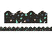 Simply Sassy Black Terrazzo Deco Trim® Extra Wide Die Cut, 37 Feet Per Pack, 6 Packs - A1 School Supplies