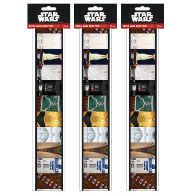 Star Wars™ Extra Wide Deco Trim®, 37 Feet Per Pack, 3 Packs - A1 School Supplies