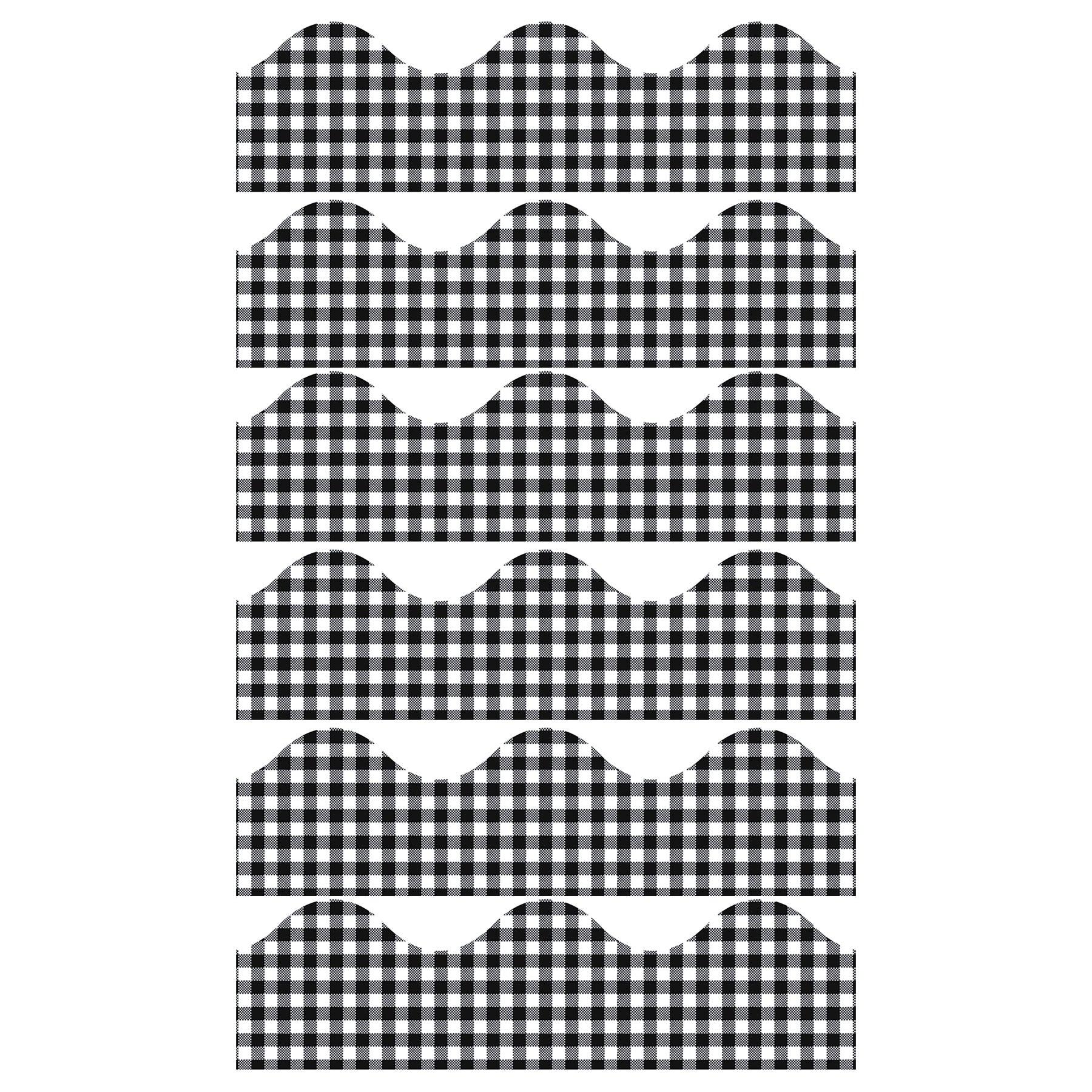 Gingham Extra Wide Deco Trim®, 37 Feet Per Pack, 6 Packs