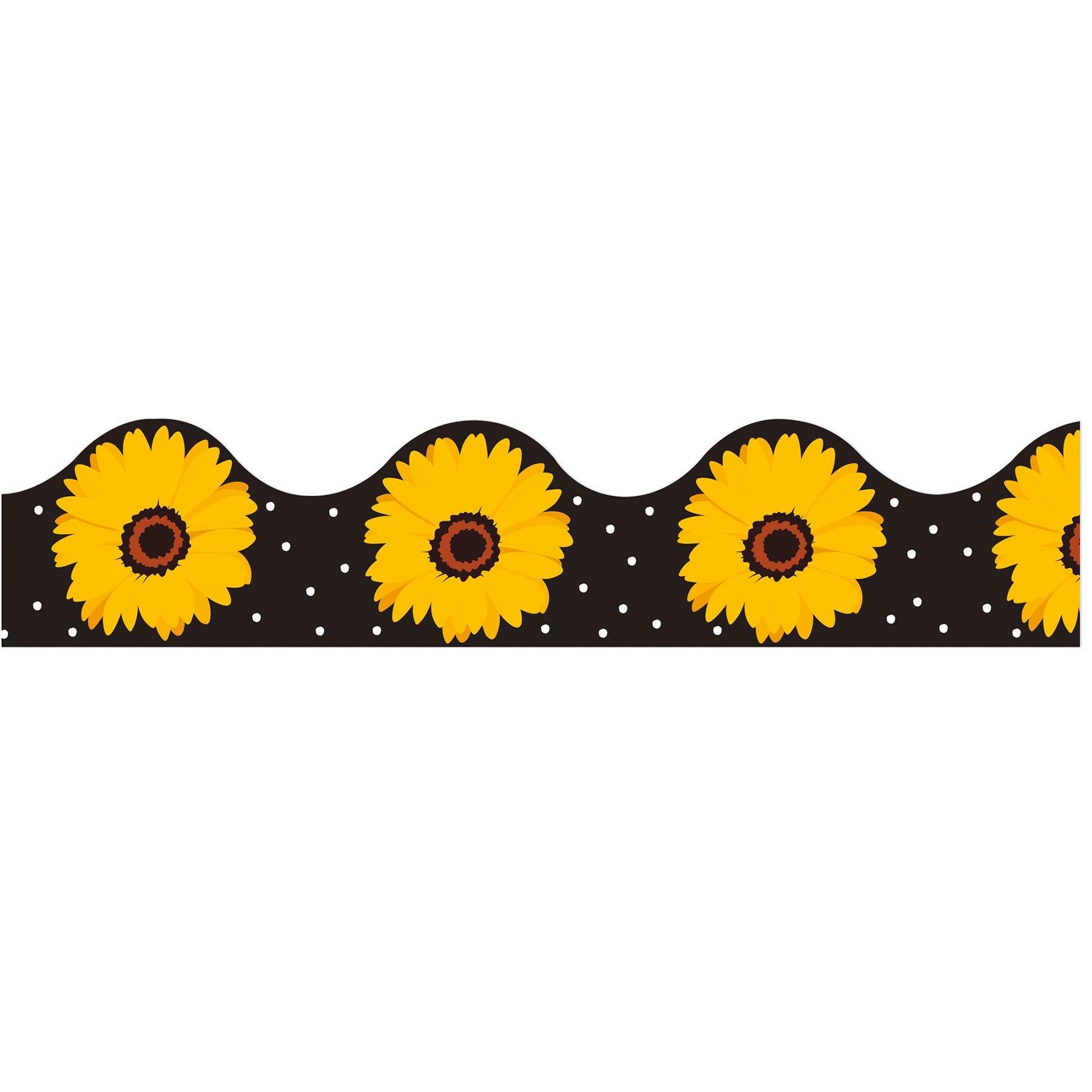 The Hive Black Floral Deco Trim®, 37 Feet Per Pack, 6 Packs