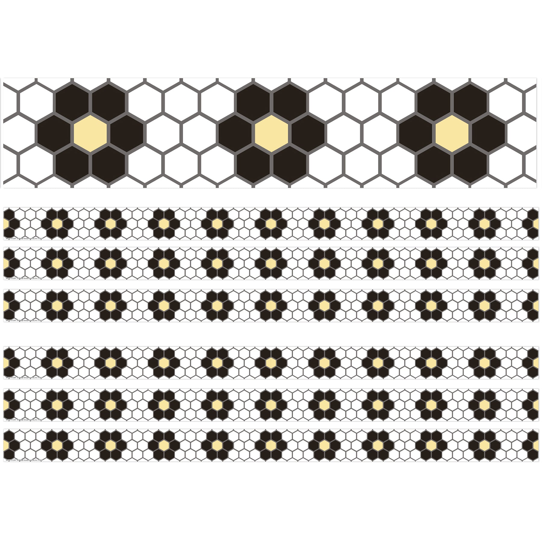 The Hive Floral Mosaic Deco Trim®, 37 Feet Per Pack, 6 Packs