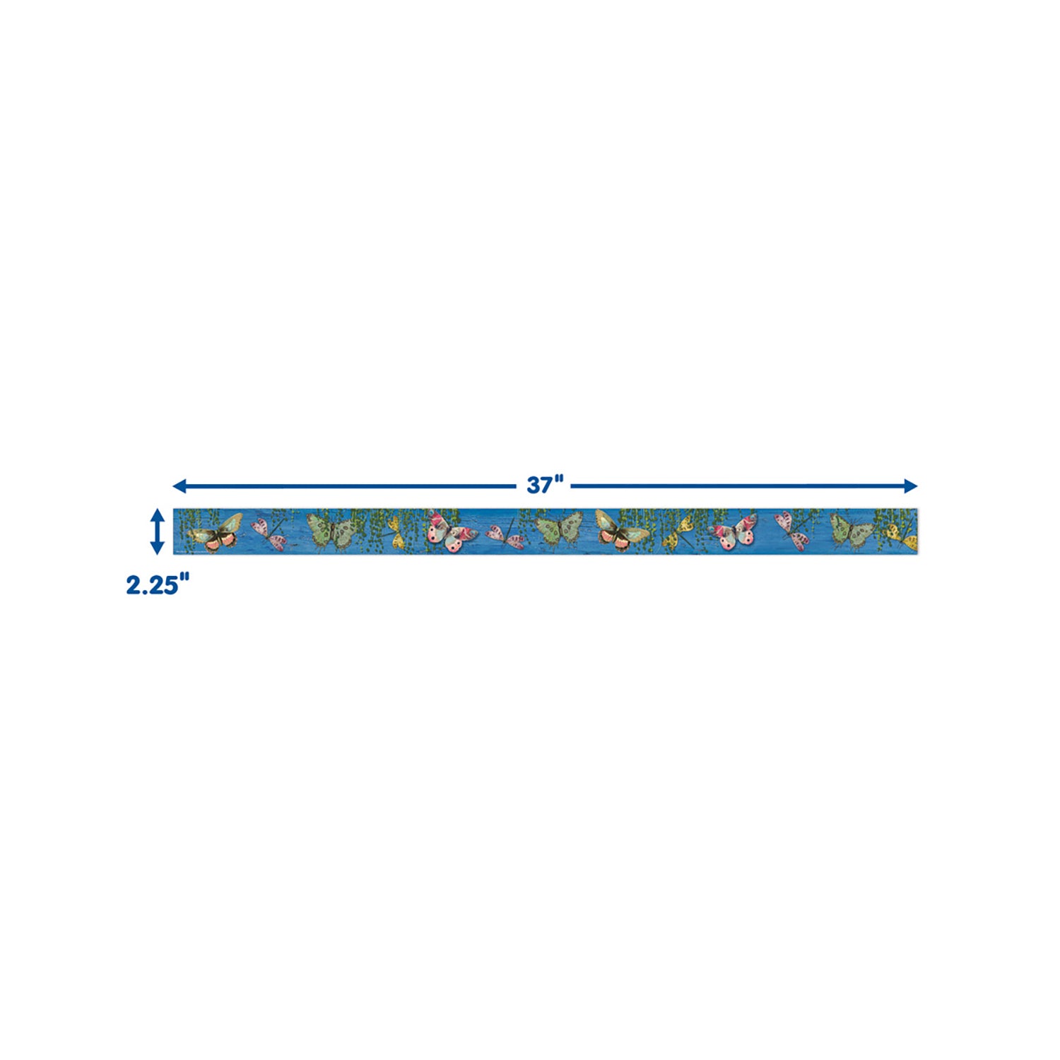 Curiosity Garden Butterfly Deco Trim®, 37 Feet Per Pack, 6 Packs - A1 School Supplies