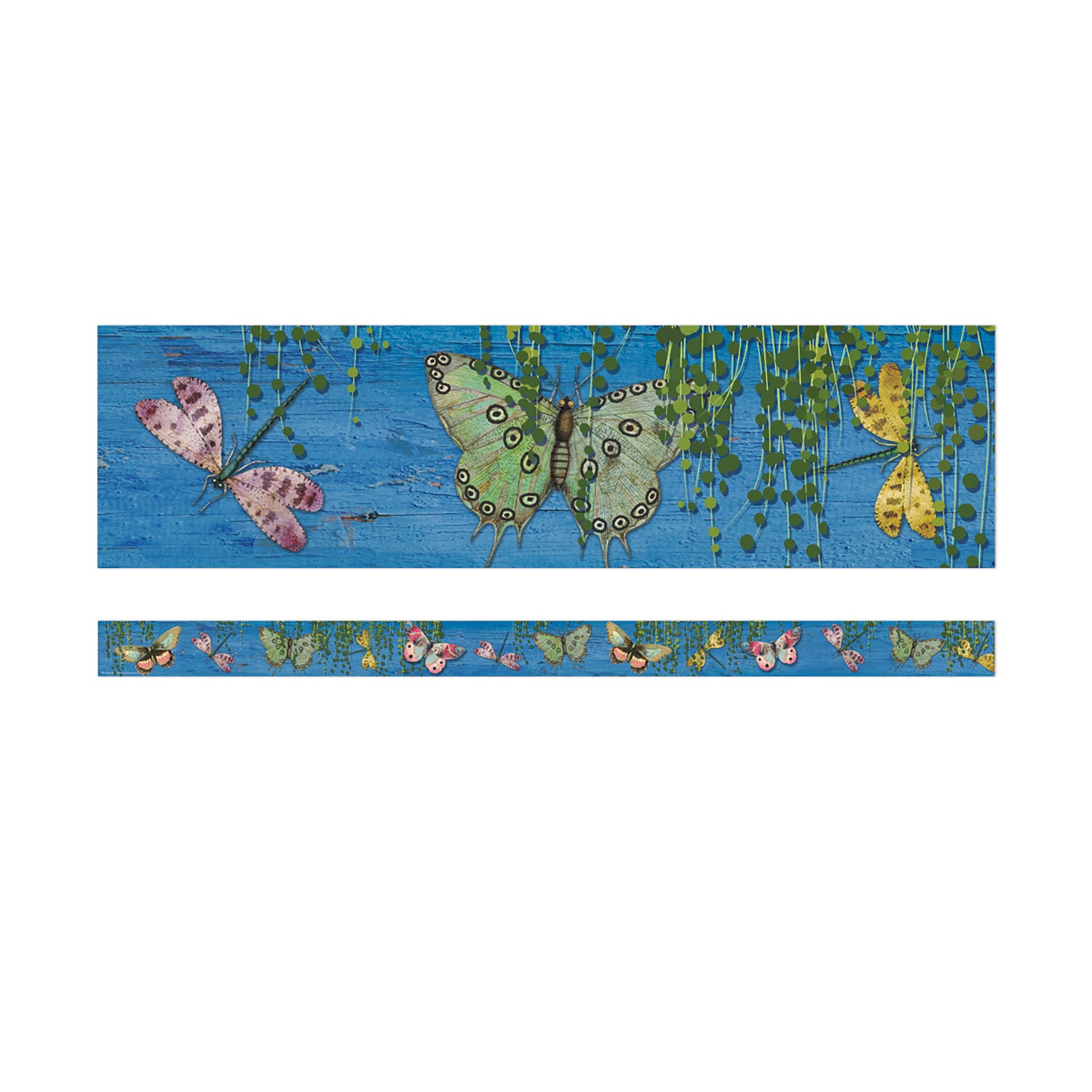 Curiosity Garden Butterfly Deco Trim®, 37 Feet Per Pack, 6 Packs - A1 School Supplies