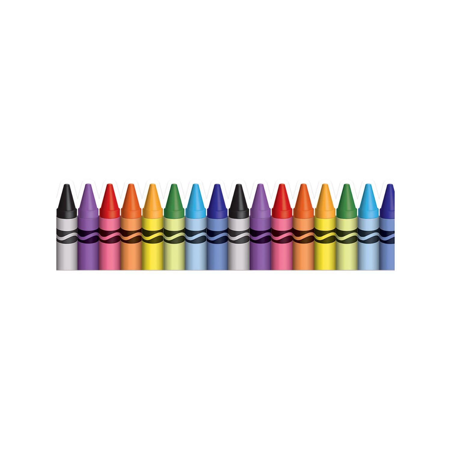 Crayola® Crayons Extra Wide Deco Trim®, 37 Feet Per Pack, 6 Packs - A1 School Supplies