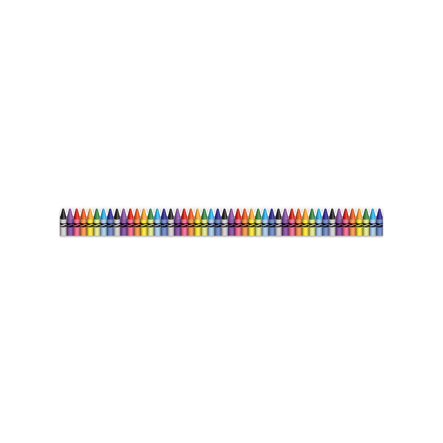 Crayola® Crayons Extra Wide Deco Trim®, 37 Feet Per Pack, 6 Packs - A1 School Supplies