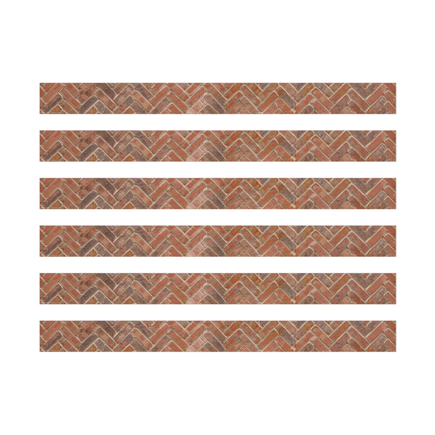 Curiosity Garden Brick Extra Wide Deco Trim®, 37 Feet Per Pack, 6 Packs