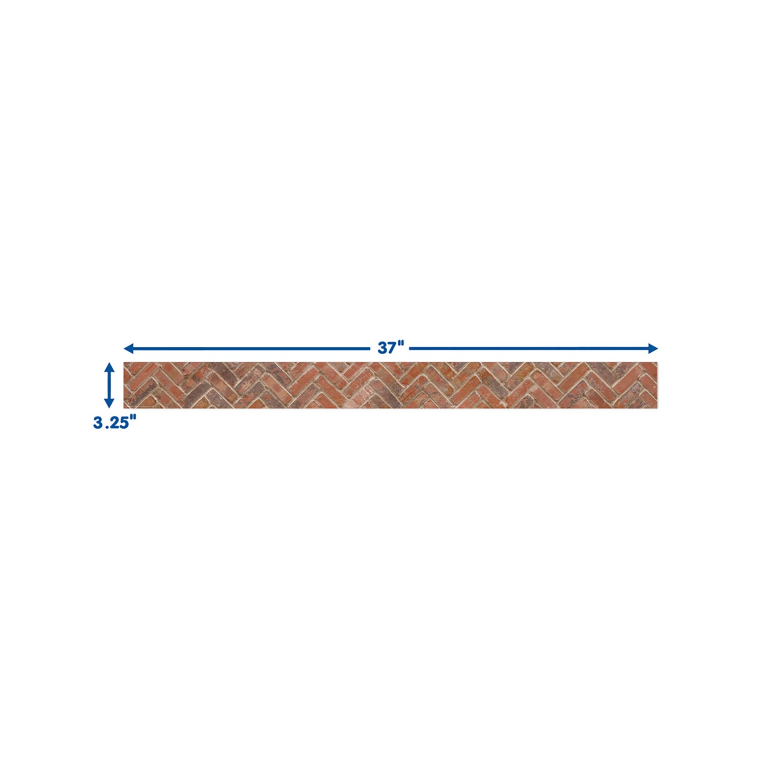 Curiosity Garden Brick Extra Wide Deco Trim®, 37 Feet Per Pack, 6 Packs - A1 School Supplies