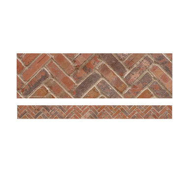 Curiosity Garden Brick Extra Wide Deco Trim®, 37 Feet Per Pack, 6 Packs - A1 School Supplies