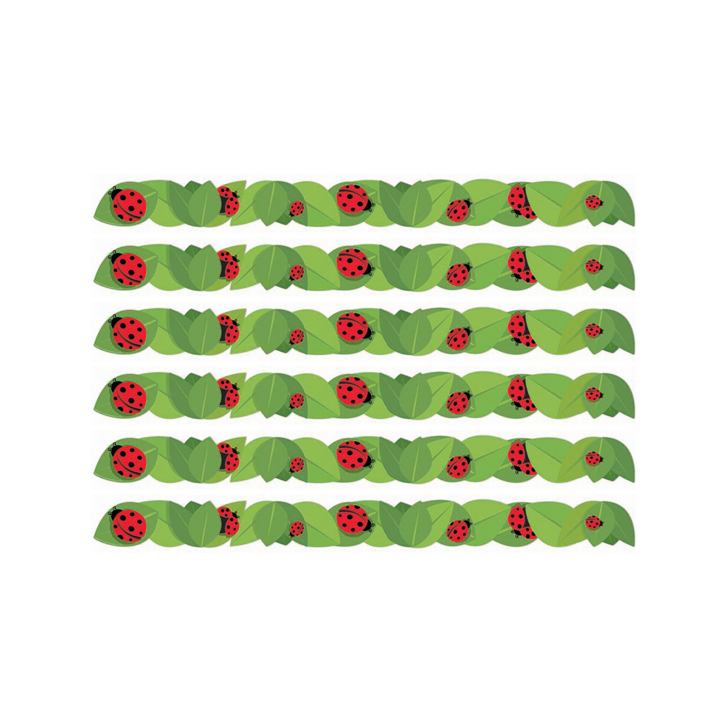 Ladybugs Extra Wide Deco Trim®, 37 Feet Per Pack, 6 Packs