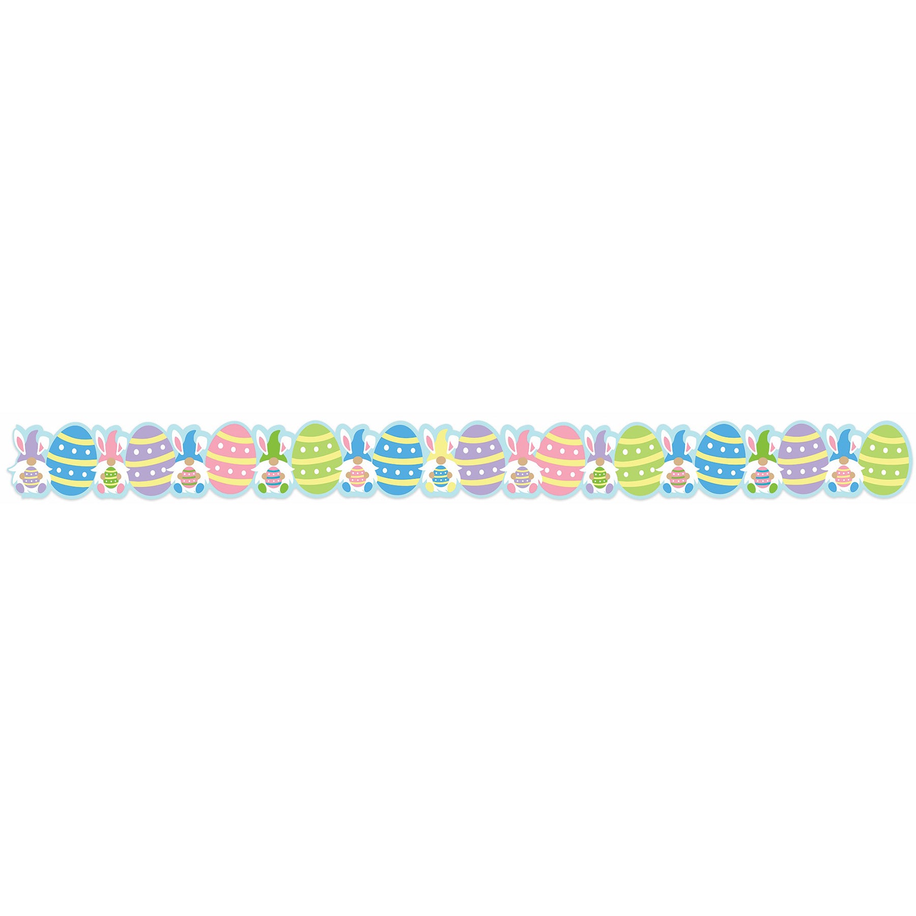 Easter Gnomes Extra Wide Deco Trim®, 37 Feet Per Pack, 6 Packs