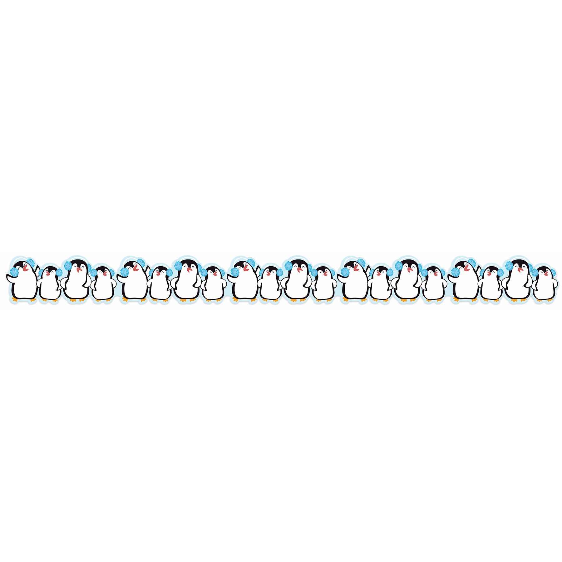 Winter Penguins Extra Wide Deco Trim®, 37 Feet Per Pack, 6 Packs